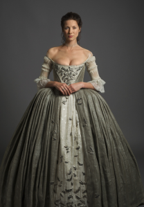 Claire's wedding dress was incredible